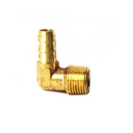 Thrifco Plumbing 3/8 Barb x 3/8 MIP Ell 4402756